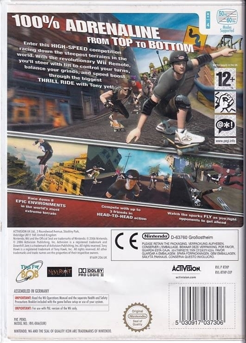 Tony Hawks Downhill Jam - Wii (B Grade) (Genbrug)